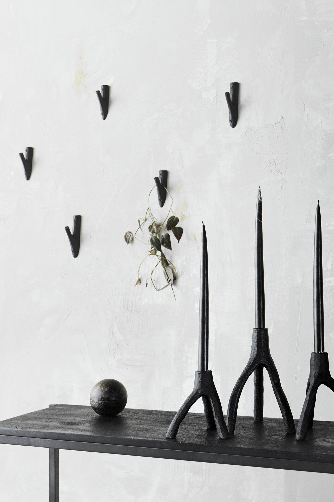 Aion knage medium, 3 stk. - Sort